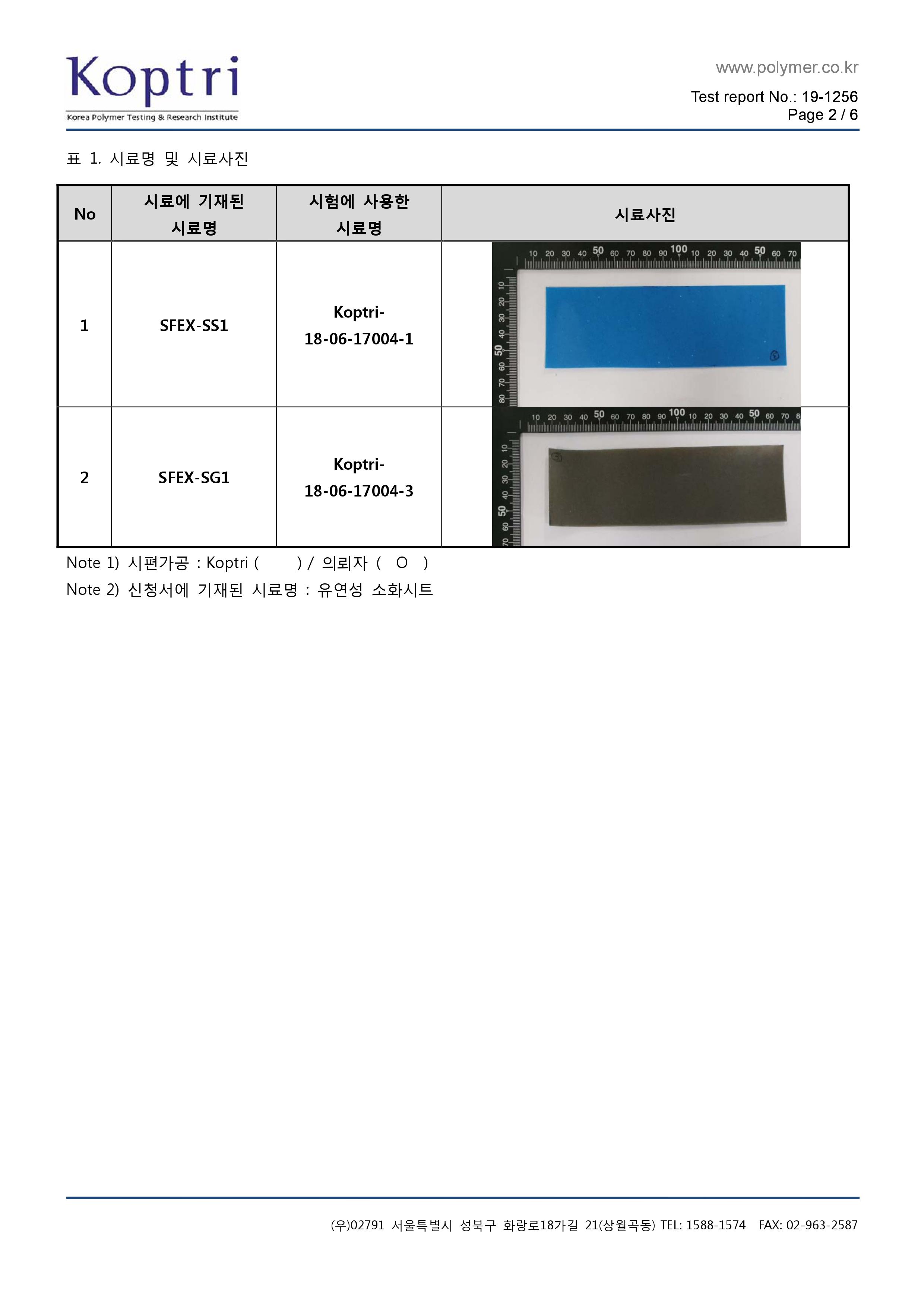 의뢰시험성적서